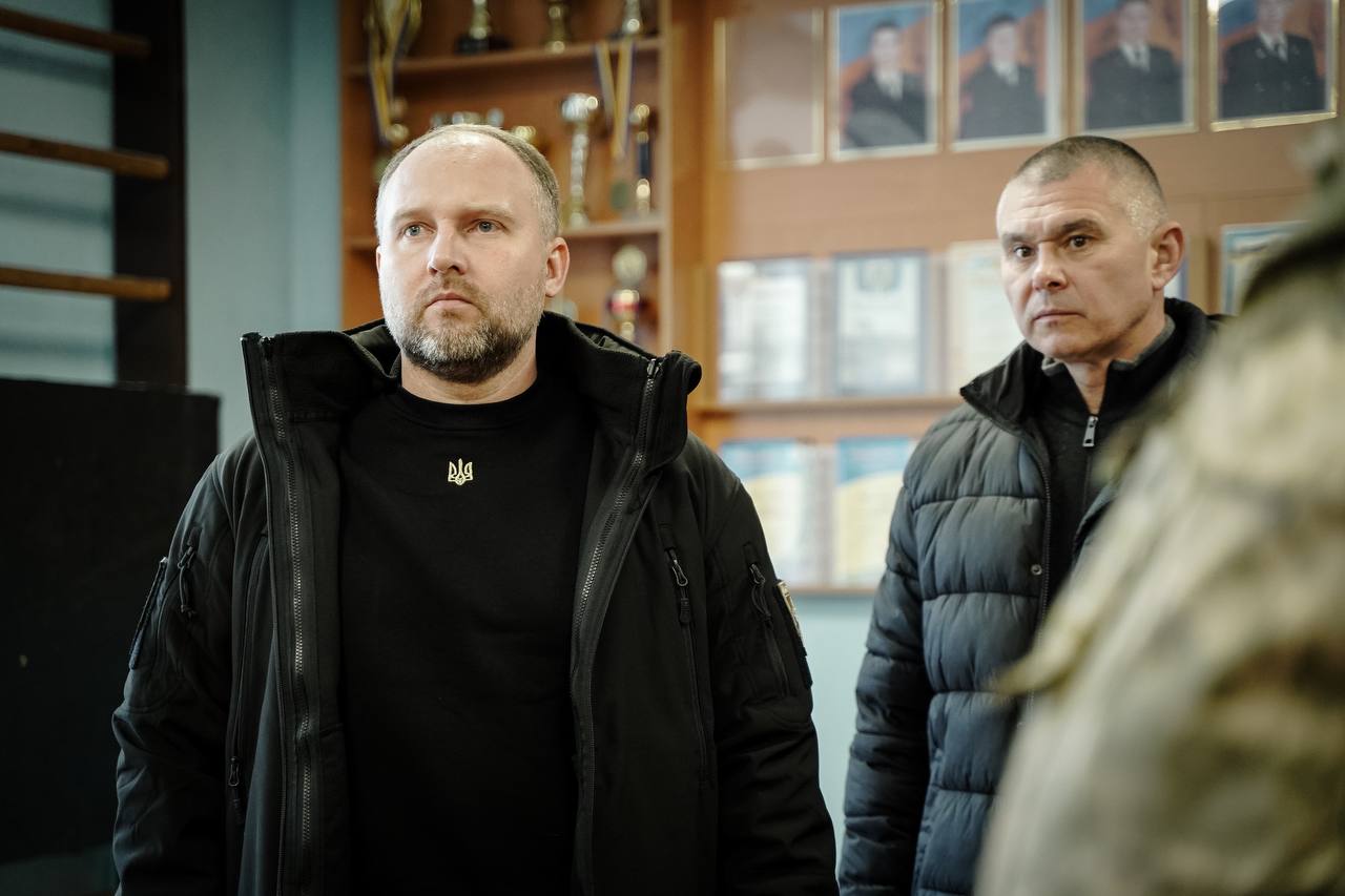 Філіп Пронін відвідав ліцей із посиленою військово-фізичною підготовкою в Кременчуцькому районі